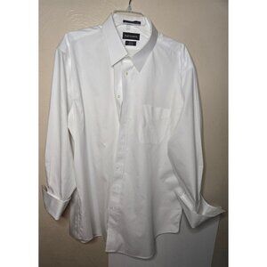 Paul Fredrick Men's French Cuff Classic Fit Button Down 18x33 Suits Cuff Links